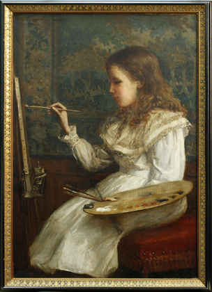 A Young Artist; Olive DeLuce